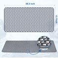 thumbnail image 3 of Bestjing Protectores de silicona para fregadero de cocina, 28,3 x 15,7 pulgadas, accesorio protector de cocina, alfombrilla antideslizante resistente al calor para la parte inferior de la granja, porc, 3 of 5