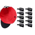 thumbnail image 2 of Perchero para almacenamiento de sombreros (paquete de 10), organizador de sombreros multiusos, ganchos adhesivos fuertes para sombreros de pared, organizador para gorras de béisbol, 2 of 5