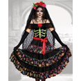 thumbnail image 3 of Déguisement Lady of the Dead pour Femme, 3 of 6