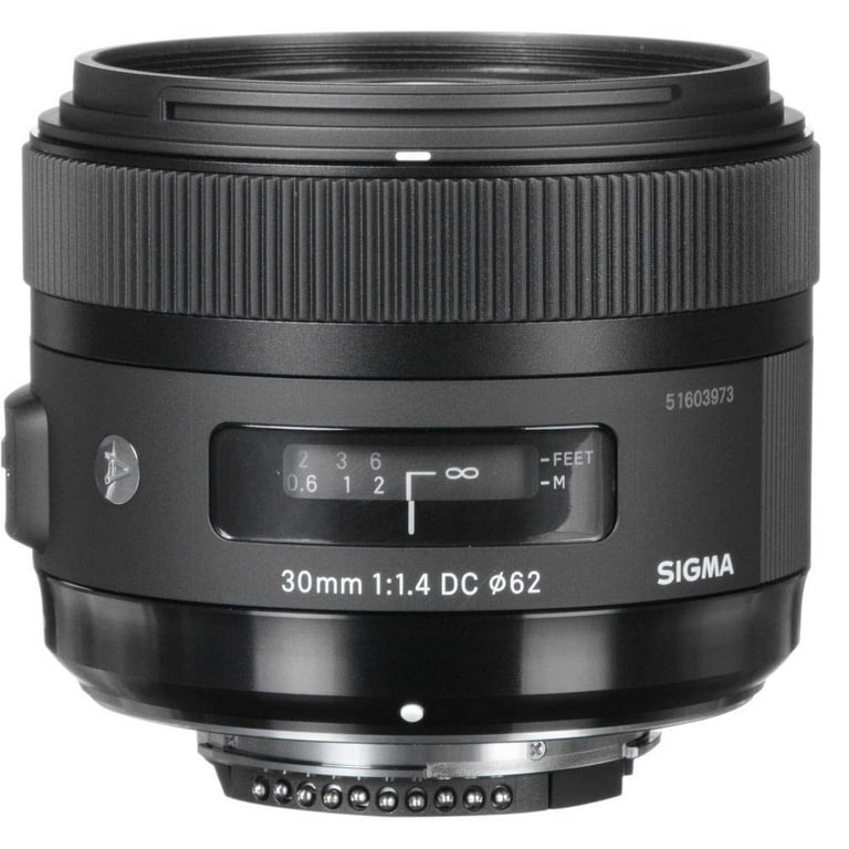 Sigma 30mm f/1.4 DC HSM Art Lens for Nikon for Nikon F Mount +