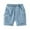 Light Blue, variant on TOOYOU Girls Denim Shorts Kids Toddler Baby Unisex Solid Spring Summer Jeans Shorts With Pocket Versatile Shorts For Girls Size 3-4 Years Dark Blue
