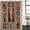 Oatmeal, variant on Desert Camels Shower Curtain Set - Small 36" x 72" Washable Bathtub Curtain with 12 Hooks, Western Wildlife Brown Animals Country Waterproof Fabric Stall Shower Curtains for Bathroom/Bathtub Décor
