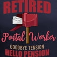 thumbnail image 3 of CafePress - Retired Postal Worker Funny Postman Hello T Shirt - Women's V-Neck Dark T-Shirt, 3 of 4