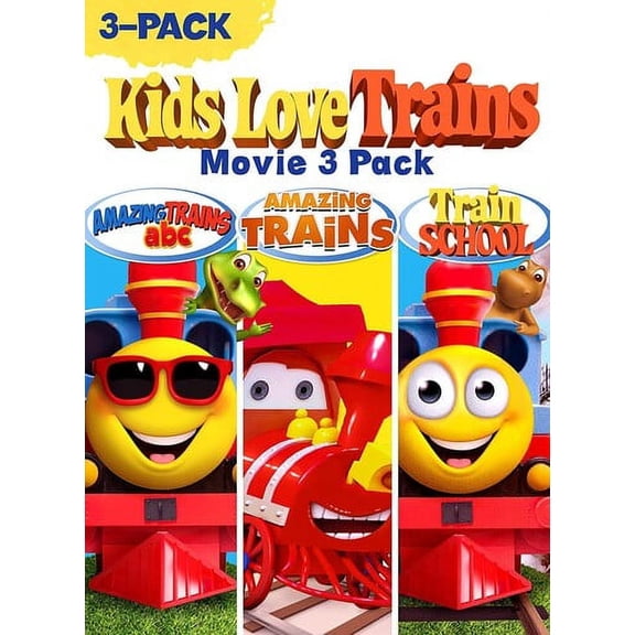 Kids Love Trains: Movie 3 Pack (DVD), Wownow Entertainment, Animation