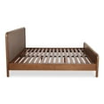 thumbnail image 4 of Moe's Home Collection Rye Queen Bed Warm Brown Wood Beds, 4 of 6