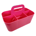 thumbnail image 6 of Small Stackable and Portable Simple 6-Compartment Caddy - Made In USA Hot Pink, 6 of 8