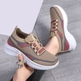 thumbnail image 4 of RotHome Womens Sneakers Platform Chunky Mesh Breathable Pink Tennis Shoes for Women Casual Athletic Gym Workout Walking Sneakers Thick Sole, 4 of 8