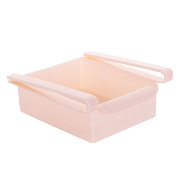 Advancent Estante deslizante, cajón, cocina, nevera, , organizador de almacenamiento, caja, soporte para estante Organizadores de utensilios de cocina Rosado