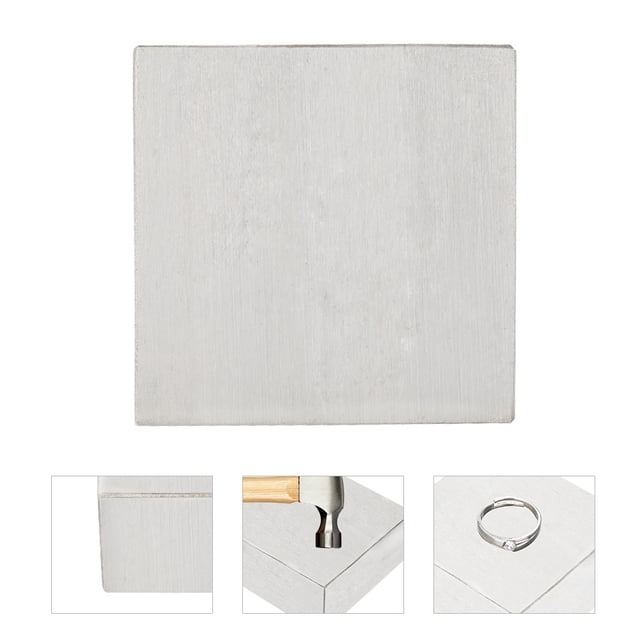 6,3*6,3*3cm bloque de banco de acero de Metal joyeros armero herramienta cuadrada de yunque de Metal