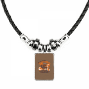 Sunshine Paradise Desert Holiday Camel Animal Necklace Jewelry Torque Leather Rope Pendant