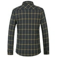 thumbnail image 2 of SSLR Flannel Shirts for Men, Long Sleeve Button Down Shirt Lightweight Plaid Brushed Casual, 2 of 8