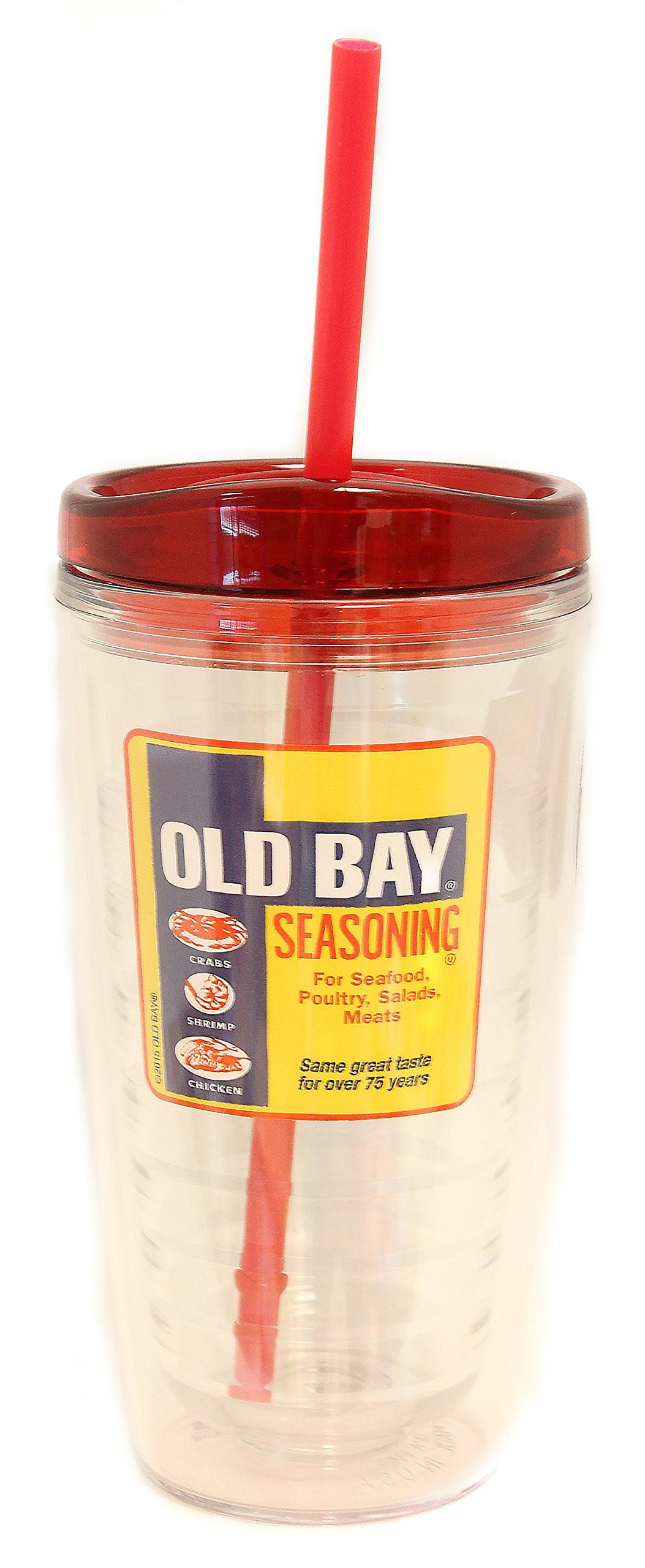 Mojo Tumb16 Old Bay Seafood Seasoning Label 16 oz Double Wall Tumbler
