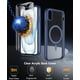 thumbnail image 4 of Funda para iPhone XR de Hensinple, magnética, transparente, con protector de pantalla, 4 of 7