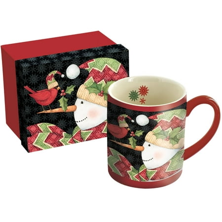 - LANG CARDINAL ON NOSE 14 OZ MUG