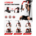 thumbnail image 7 of GARVEE Home Gym Machine with 100LB Weight Stack,Full Body Workout Equipment for Home,Chest Press,Lat Pulldown,Butterfly,Low Row,Leg Extension,Cable Pulley System,Strength Training Machine, 7 of 7