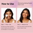 thumbnail image 4 of Glitter Setting Powder, Loose Diamond Face Powder, Oil Control Translucent Powder, Long-Lasting Makeup Finishing Powder, Matte Shine-Free Powder, 6g, 4 of 5