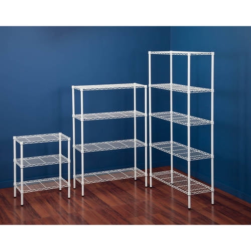 Honey-Can-Do 3-Tier Shelving Unit, White