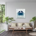 thumbnail image 5 of Lightboxjournal 'Gypsy Sea Blue Crab' Outdoor Canvas 35x35, 5 of 5