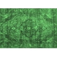thumbnail image 1 of Ahgly Company Indoor Rectangle Abstract Emerald Green Contemporary Area Rugs, 4' x 6', 1 of 4