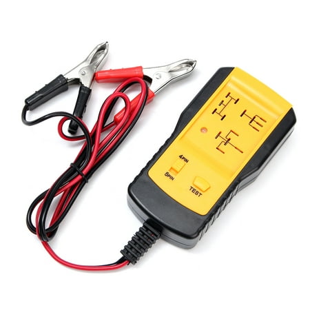 12V Digital Multimeter Electronic Automotive Relay Tester for LED Cars Auto Battery Checker Specialties Voltage Load Test System Testing Tool Buddy