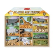 Melissa & Doug Safari Sidekicks Collectible Toy Animal Figures (10 pcs)
