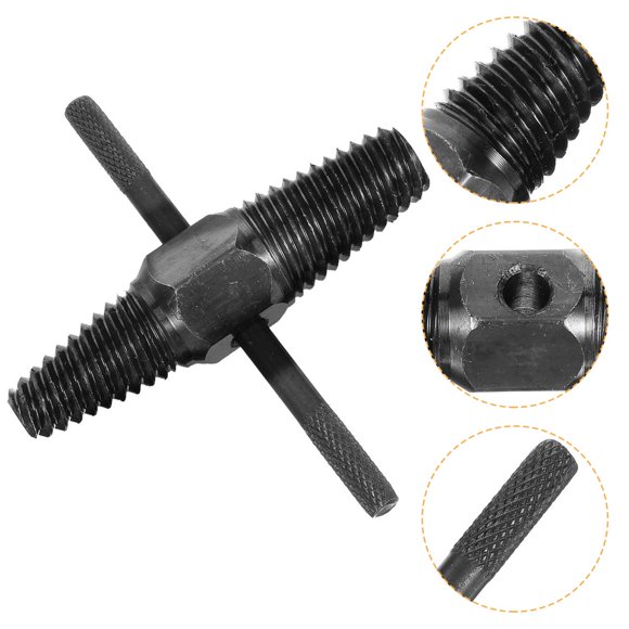 HLONK Easy Out Screw Extractor Bolt Remover Spud Wrench Removal Tool Black