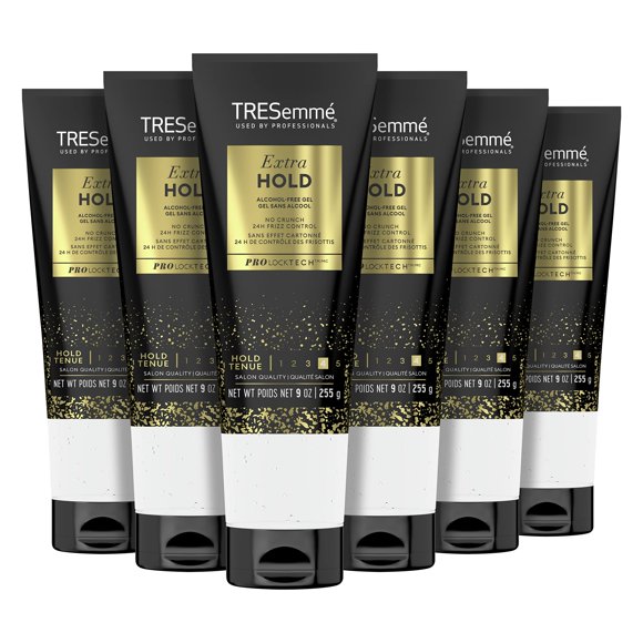 Gel para el cabello TRESemmé Extra Hold, sin alcohol, 24 horas, para controlar el encrespamiento