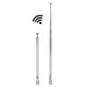thumbnail image 5 of Antenas De Radioaficionados Antena Telescópica 40MHz-6G, Antena Telescópica Macho Ham Silver SMA, Antena LimeSDR Radio FM Para Radiocomunicación TV, 5 of 7