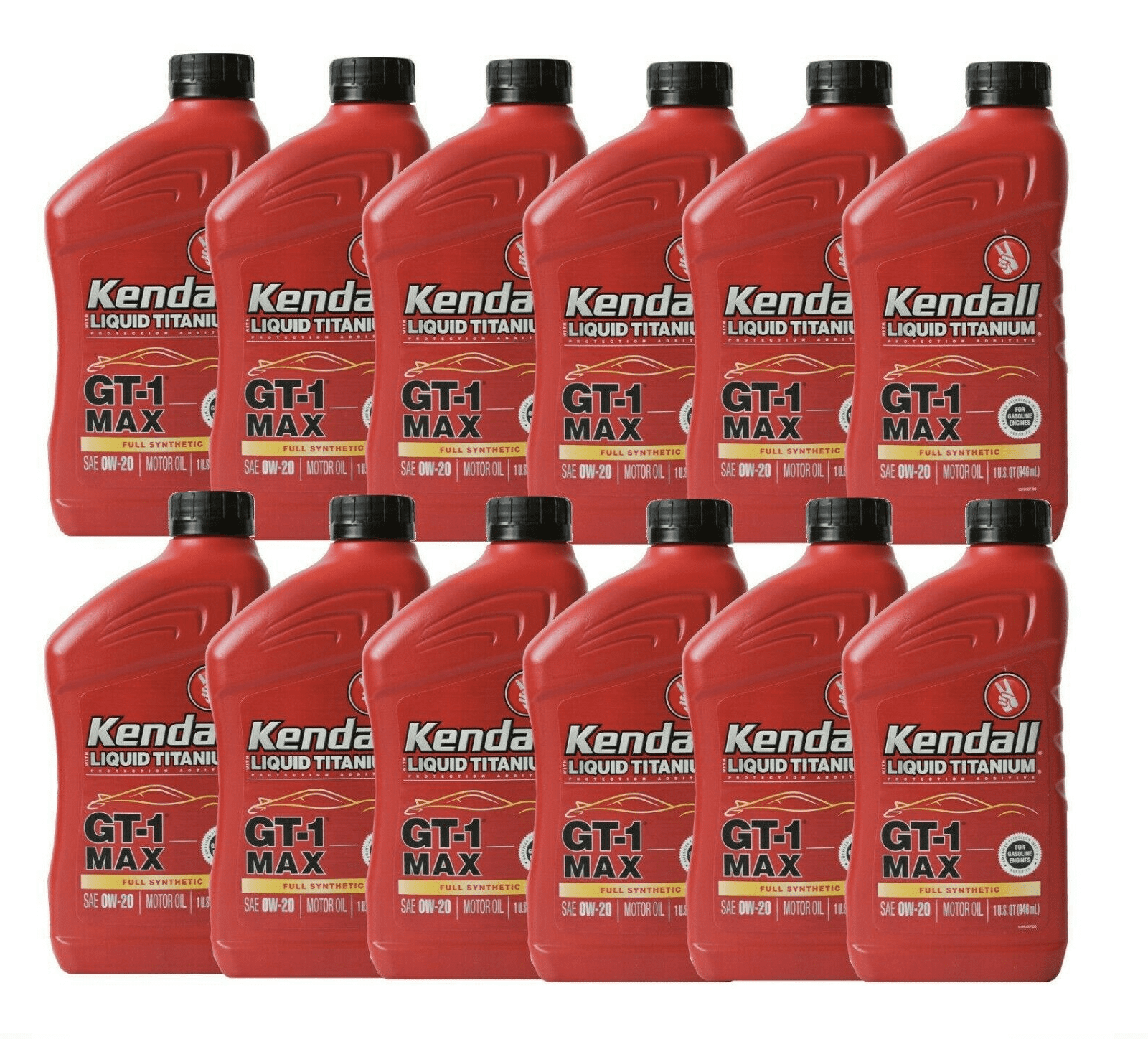 Motor Oil KENDALL Full Synthetic 0W20 GT1 Max w/liquid titanium 12 Qts