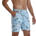 thumbnail image 5 of Utoimkio Clearance Mens Casual Loose Drawstring Swim Trunks Quick Dry Board Shorts Breathable Surf Beach Swim Shorts Swimwear Bathing Suits for Men, 5 of 7