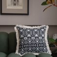 thumbnail image 3 of Fundas de almohada con borlas de 18 x 18 pulgadas, fundas de almohada de jacquard suave para decoraciones de otoño, funda de cojín para sofá, silla, dormitorio, 3 of 5