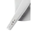 thumbnail image 5 of A2Y Women's Fitted Viscose V-Neck Long Sleeve Metal Button Detail Sweater Off White L, 5 of 6