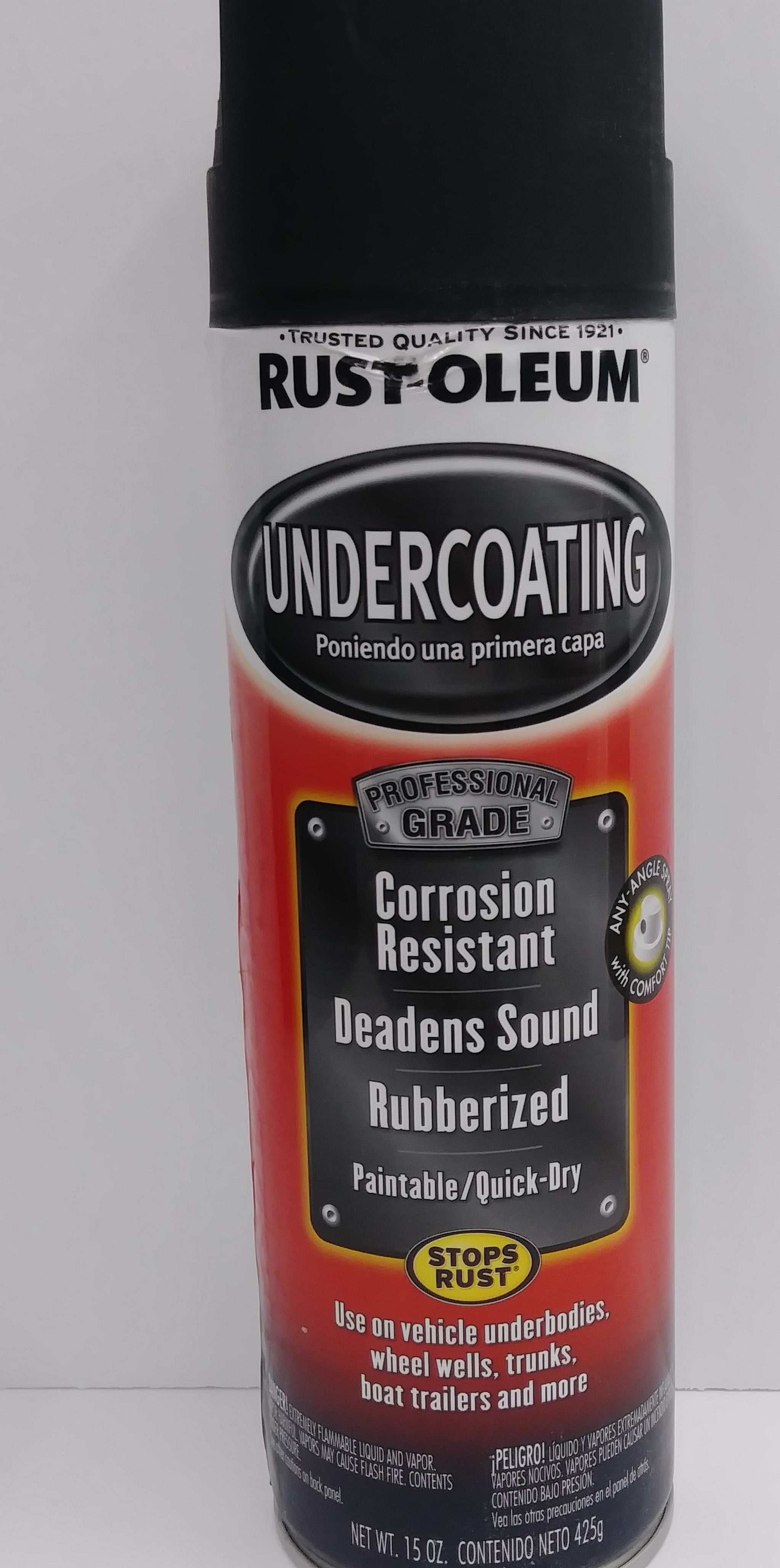Black, Rust-Oleum Rubberized Undercoating Spray, 15 oz - Walmart.com - Walmart.com