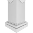 thumbnail image 5 of Ekena Millwork 10"W x 10'H Craftsman Classic Square Non-Tapered Chevron Modern Fretwork Column w/ Tuscan Capital & Tuscan Base, 5 of 8