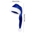 thumbnail image 3 of Long Christmas Hat 27.5 inch, Super Soft Plush Santa Hat for Adults Little Oness Warm Cozy Xmas Holiday Party Costume Family Gathering Photo Props Decor, 3 of 6