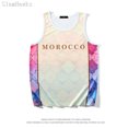 thumbnail image 3 of Camisetas de baloncesto con estampado 3D para hombre y mujer, camisetas de entrenamiento con transferencia térmica con paisaje de verano de dibujos animados y arena para playa, 3 of 5