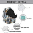 thumbnail image 4 of Dog Lover’s Everyday Backpack - School, Office & Travel Ready, Lightweight & Stylish, Multiple Functional Pockets, 4 of 6