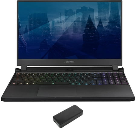 Gigabyte AORUS 15P Gaming/Entertainment Laptop (Intel i7-11800H 8-Core, 15.6in 300Hz Full HD (1920x1080), NVIDIA RTX 3070, 32GB RAM, Win 10 Pro) with DV4K Dock