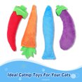 thumbnail image 4 of 4PCS Cat Catnip Toy Creative Fruit Vegetables Cat Training Toy Cat Plush Toy, 4 of 10