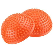 Gououd Yoga Half Balls, PVC Inflatable Yoga Exercise Ball Yoga Balance Disc for Yoga Fitness Home Gym Workout （blue）