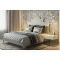 thumbnail image 2 of TOV Furniture Serenity Cream Velvet Bed in Queen, 2 of 6