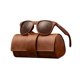thumbnail image 5 of Gafas de de madera, elegantes gafas de de playa para el hogar, playa, mujeres, hombres, deportes al aire libre Marrón, 5 of 8