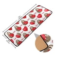 thumbnail image 3 of Dailycode Hallway Runner Rug 2x6 Non Slip Absorbent Soft Floor Mat for Home Kitchen Bedroom Entrance Sloth with Love Balloon, 3 of 7