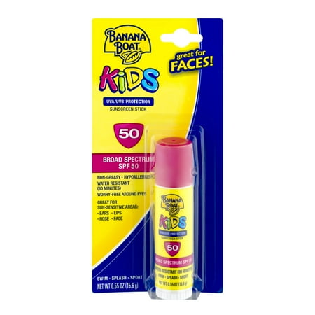 Banana Boat Kids SPF 50 Sunscreen Stick, .55 oz