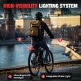 thumbnail image 5 of PUJH Electric Dirt Bike 2000W 48V 17.5Ah Long Range 34MPH 30-80mi 60Nm 29x2.1 Tire Front Fork Disc Brake 30Deg Climb 330lb 6061 Aluminum for Adults, 5 of 9
