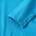thumbnail image 6 of HAOTAGS Girls Long-Sleeve Crewneck Tops Soft, Breathable & Relaxed-Fit Everyday Tees Sky Blue Size 10, 6 of 9