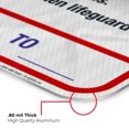 thumbnail image 6 of Pool Rules Sign, Red Pool Sign,, 6 of 8