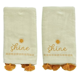 Hand towels with tassels sales