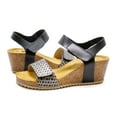thumbnail image 7 of Eric Michael Women's Gypsy Cork Wedge Heel Sandals, Black,10 M US, 7 of 7