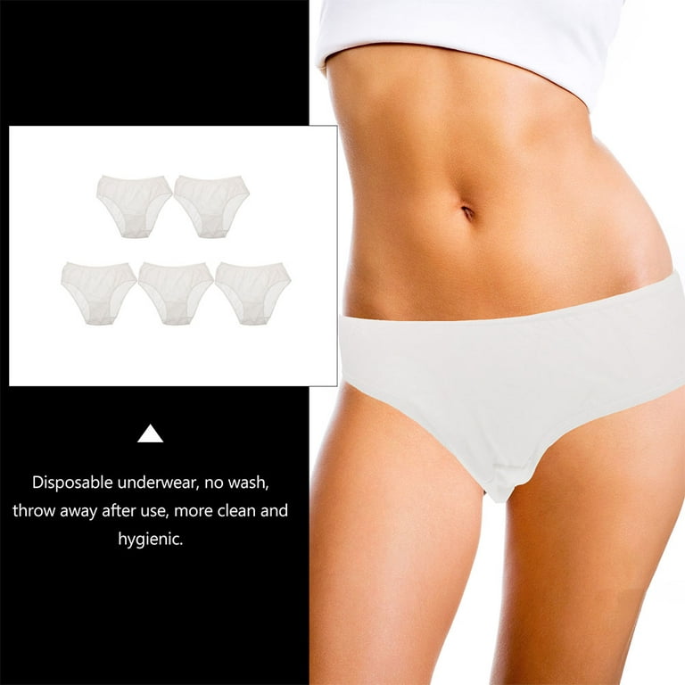 5 Pcs Disposable Panties Elastic Briefs Portable Postpartum